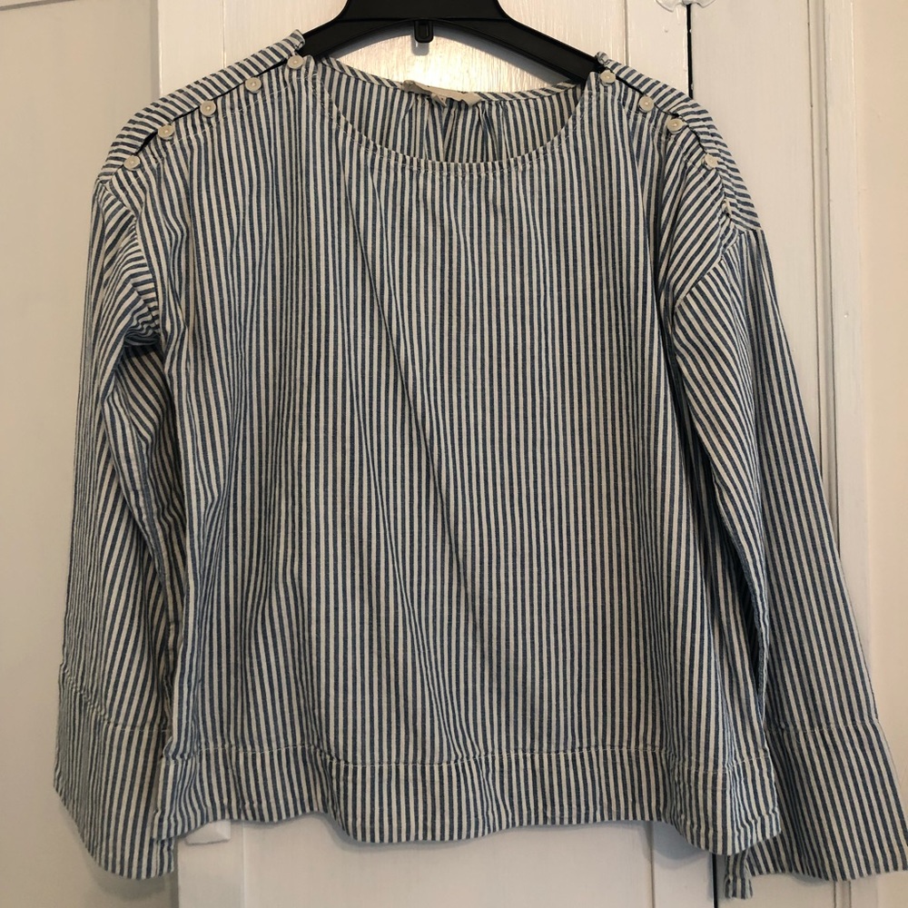 Navy Stripped Madewell top